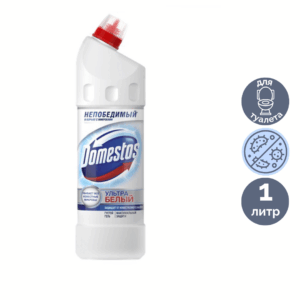 Средство чистящее универсальное Domestos "Ультра белый", гель, 1 литр