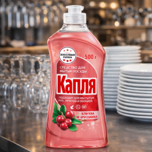 «Капля Vox» Средство для мытья посуды «Чистота Эффект» Алоэ-вера и брусника, 500 г