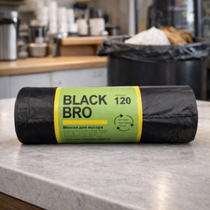 Мешки для мусора BLACK BRO 120 Зелёный в мешке 100 шт