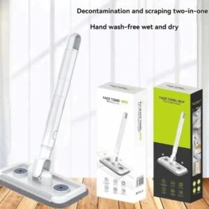 Миниатюрная складная настольная швабра 17*8,5*30 в коробке