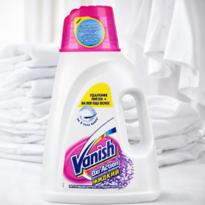 Пятновыводитель жидкий Vanish Oxi Action Кристальная белизна (3 л)