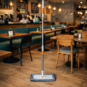 Швабра с серым ворсам гладкая (№22)