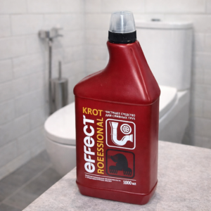 "EFFECT PROFESSIONAL" "KROT" Чистящее средство для сливных труб 1000 мл