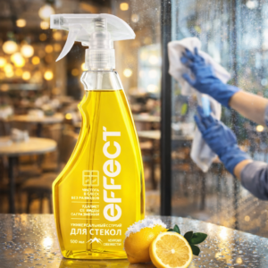 "EFFECT" Универсальный спрей для стекол "Лимонная свежесть" 500мл