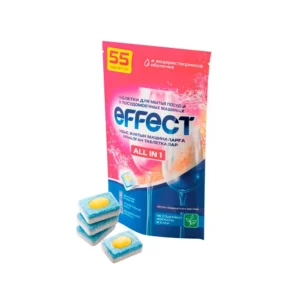 "EFFECT" Таблетки для мытья посуды в посудомоечных машинах "ALL IN 1" 55 таблеток
